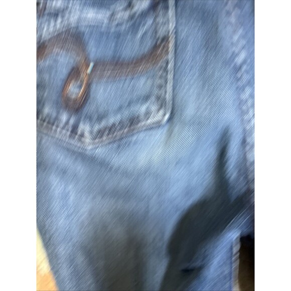 Latina Life Jeans REPAVED  Into Flared Boho  Art Jeans SZ 14 - Picture 13 of 15